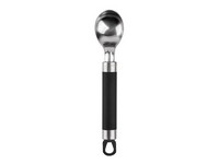 Core Kitchen 2.75 in. W X 10.23 in. L Black/Silver Stainless Steel/TPR Ice Cream Scoop