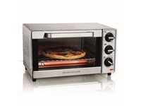 Hamilton Beach Stainless Steel Silver Toaster Oven 8.7 in. H X 11.5 in. W X 15 in. D