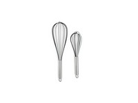 Core Home Gray Silicone/Stainless Steel Whisk Set
