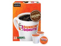 Keurig Dunkin' Donuts Original Blend Coffee K-Cups 22 pk