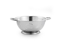 McSunley 11 in. W X 13.5 in. L Silver Stainless Steel Colander