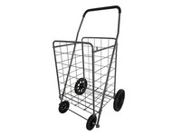 Apex 40.6 in. H X 21.7 in. W X 24.4 in. L Gray Collapsible Shopping Cart