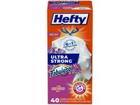 Hefty Ultra Strong 13 gal Fabuloso Scent Tall Kitchen Bags Drawstring 40 pk