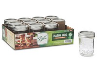 Ball Regular Mouth Mason Jar 8 oz 12 pk