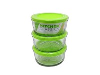Kitchen Classics 4 cups Clear Food Storage Container Set 1 pk