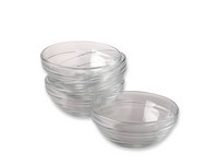 Gemco 3-1/2 in. W X 3-1/2 in. L Clear Glass Prep Bowl Set