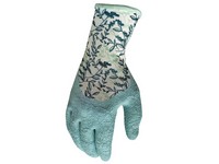 Digz Latex Coated Garden Gloves M Latex Coated Stretch FIt Gray/Orange Gardening Gloves