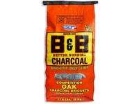 B&B Charcoal All Natural Oak Hardwood Charcoal Briquettes 8.8 lb
