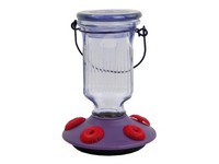 Perky-Pet Hummingbird 16 oz Glass/Plastic Nectar Feeder 5 ports