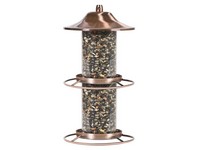 Perky-Pet Wild Bird 4 lb Copper Panorama Bird Feeder 2 ports