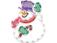 IG Design Multicolred Snowman Indoor Christmas Decor