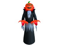 Celebrations Four Season Head Spinning Pumpkin Inflatable
