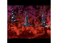 Celebrations Halloween LED Prelit Witch Hats Lights
