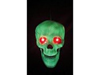 Seasons Crazy Bones Prelit Skull Halloween Decor