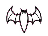 IG Design Prelit Bat Silhouette Halloween Decor