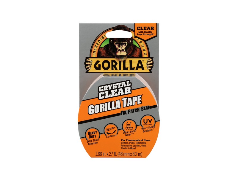 Gorilla 1.88 in. W X 9 yd L Tape Clear