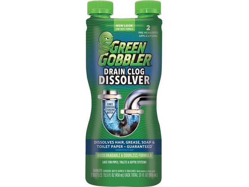 Green Gobbler Liquid Drain Clog Remover 15.5 oz