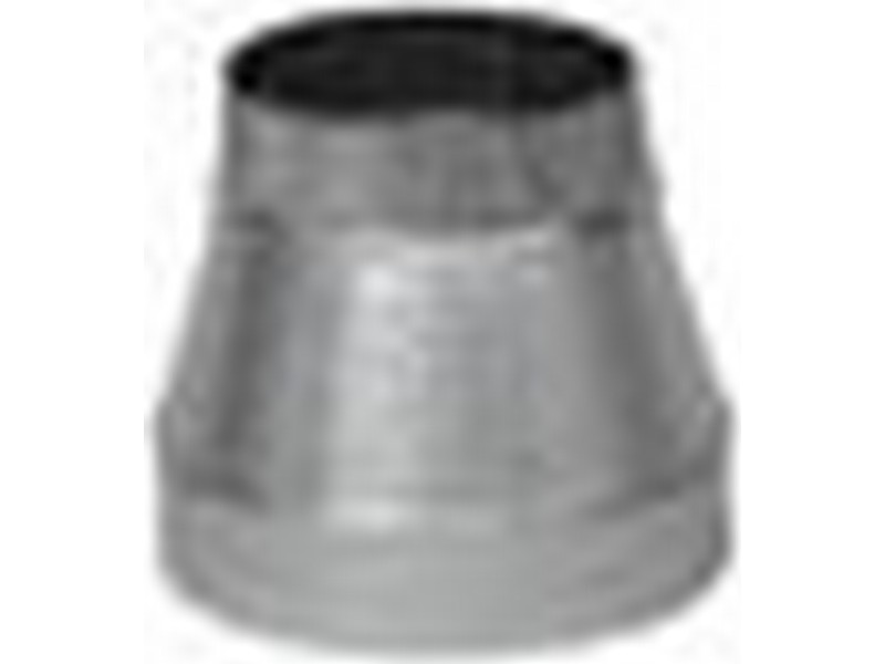 Imperial 8 in. D X 7 in. D Galvanized Steel Furnace Pipe Reducer