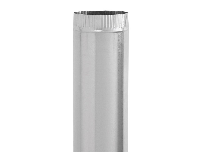 Imperial 3 in. D X 24 in. L Galvanized Steel Furnace Pipe