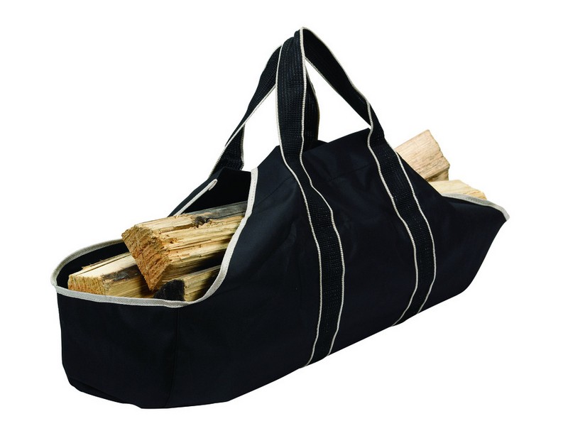 Panacea Navy Matte Canvas Log Rack