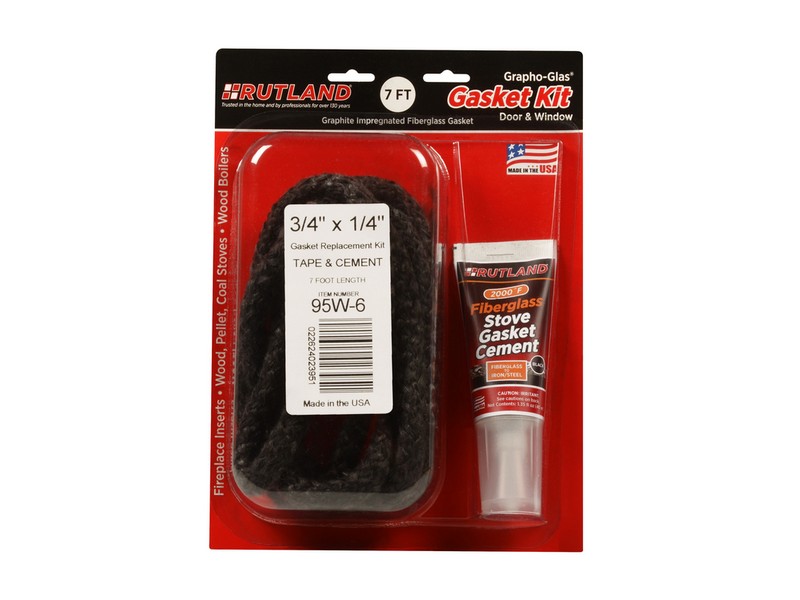 Rutland Grapho-Glas Cement/Fiberglass Flat Gasket Kit