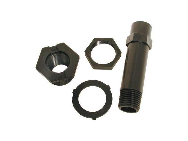 Dial 1-1/4 in. H X 4-3/4 in. W Black Nylon Drain and Pipe Kit