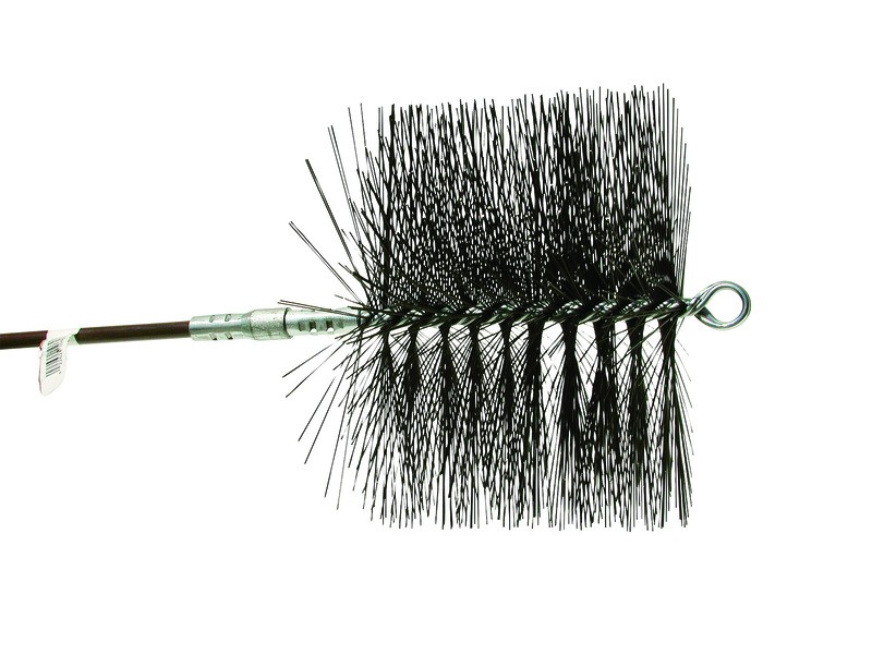 Rutland Chimney Sweep 6 in. Round Oil Tempered Chimney Brush