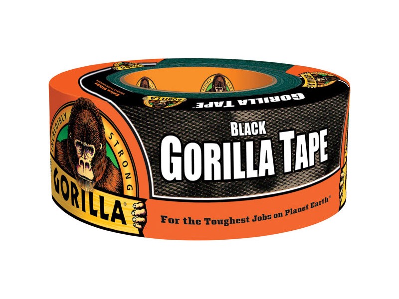 Gorilla 1.88 in. W X 10 yd L Black Duct Tape