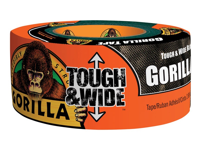 Gorilla 2.88 in. W X 25 yd L Black Duct Tape