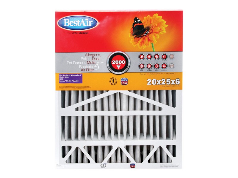 BestAir 25 in. W X 20 in. H X 6 in. D 11 MERV Air Filter 1 pk