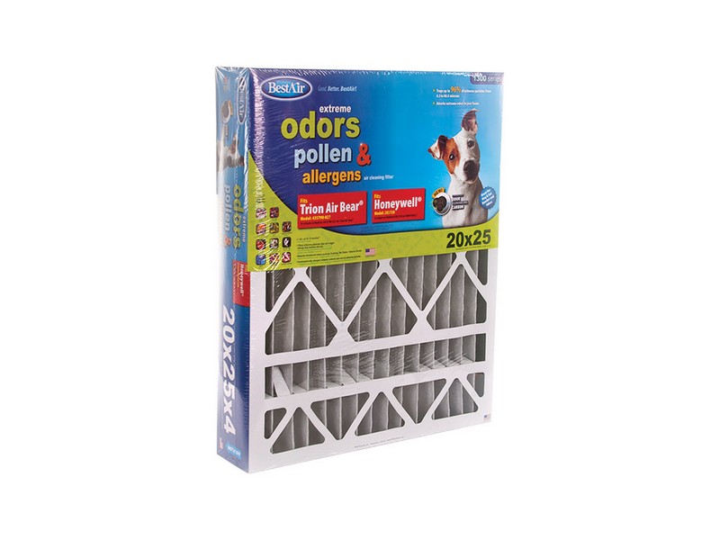 BestAir 20 in. W X 25 in. H X 4 in. D 11 MERV Pleated Air Filter 1 pk