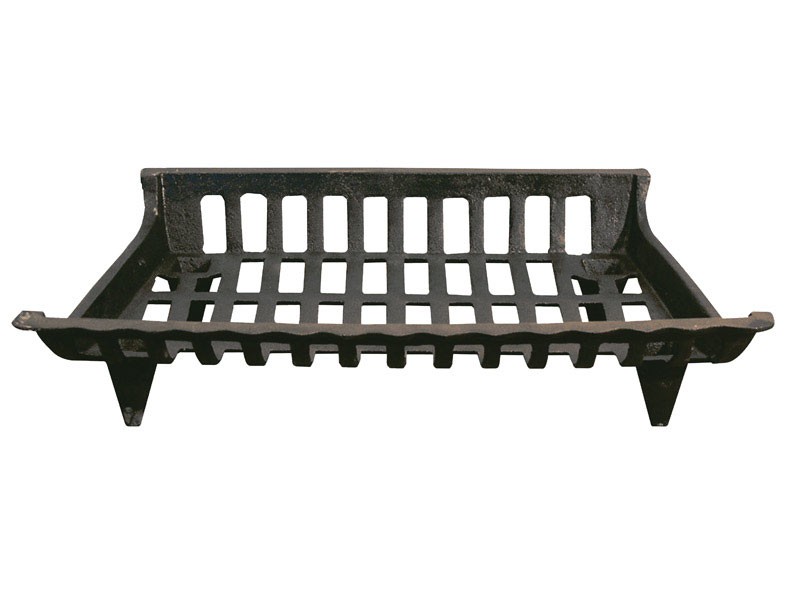 Open Hearth Black Cast Iron Fireplace Grate