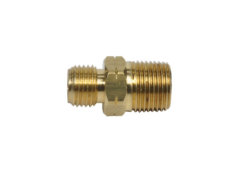 Mr. Heater 3/8 in. D X 9/16 in. D Brass MPT X MPT Propane Fitting