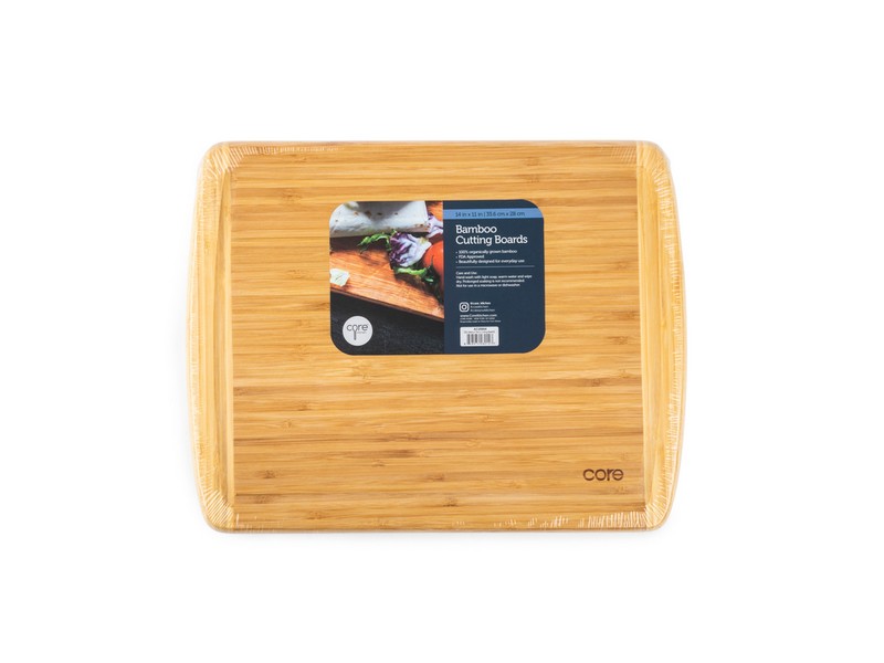 Core Kitchen 14 in. L X 11 in. W Bamboo Cutting Board