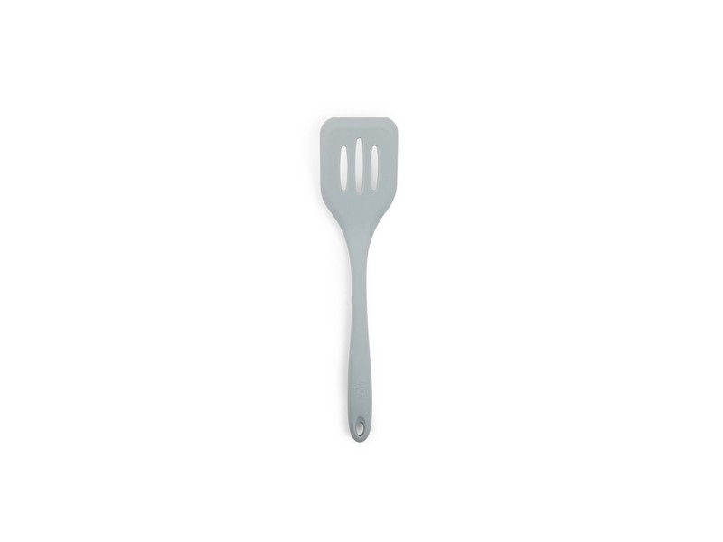 Core Kitchen 2.76 in. W X 11.65 in. L Silver Silicone Slotted Turner