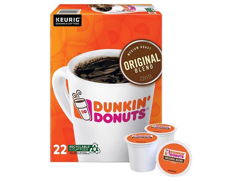 Keurig Dunkin' Donuts Original Blend Coffee K-Cups 22 pk
