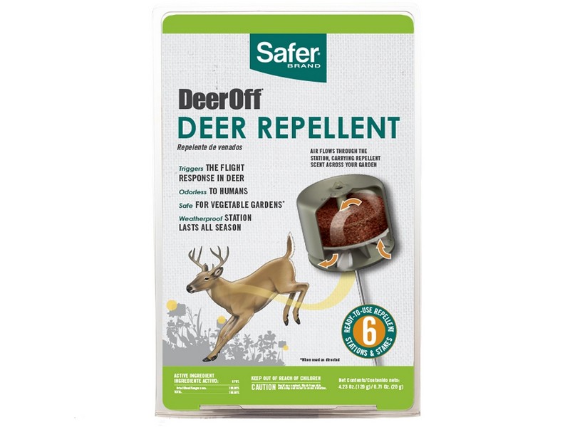 Safer Brand Deer Off Repellent Station Stake For Deer 6 pk