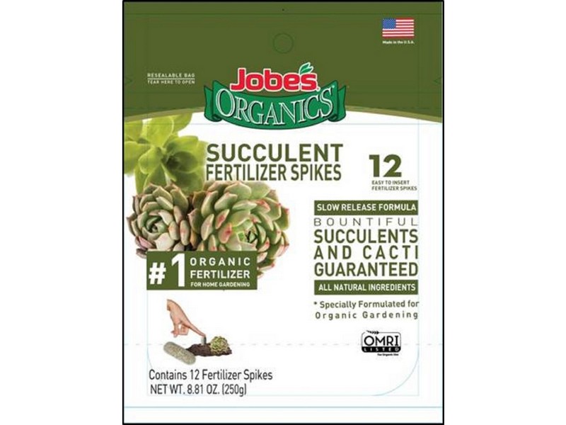 Jobe's Organic Succulents 2-8-8 Plant Fertilizer 12 pk