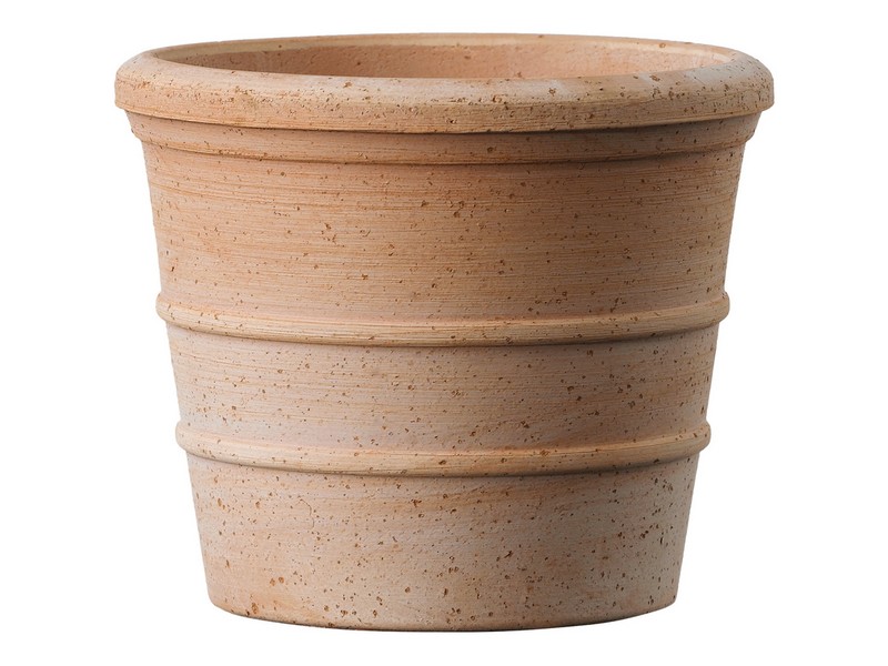 Deroma 3.7 in. H X 4.3 in. D Clay Siena Cachepot Terracotta