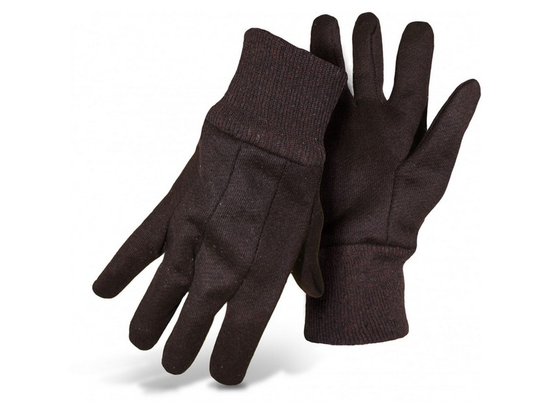 Boss Women's Indoor/Outdoor Jersey Work Gloves Brown S 1 pair