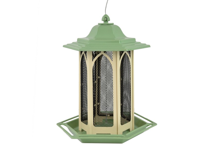 Perky-Pet Wild Bird 3.5 lb Metal Gazebo Bird Feeder