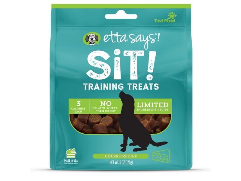 Etta Says! Sit! Cheese Grain Free Training Treats For Dogs 6 oz