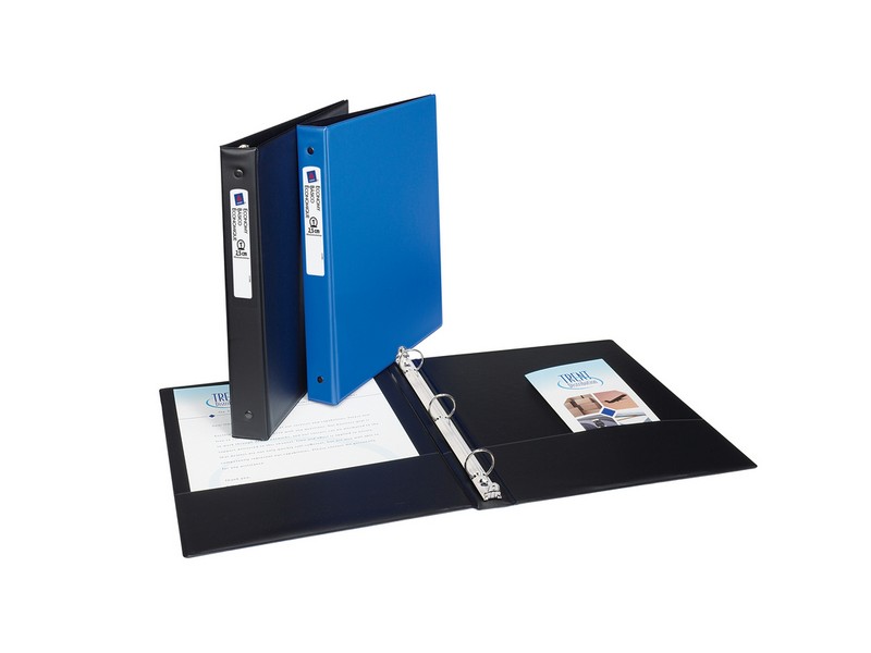 Avery 8-1/2 in. W X 11 in. L Round Ring Non-View Binder