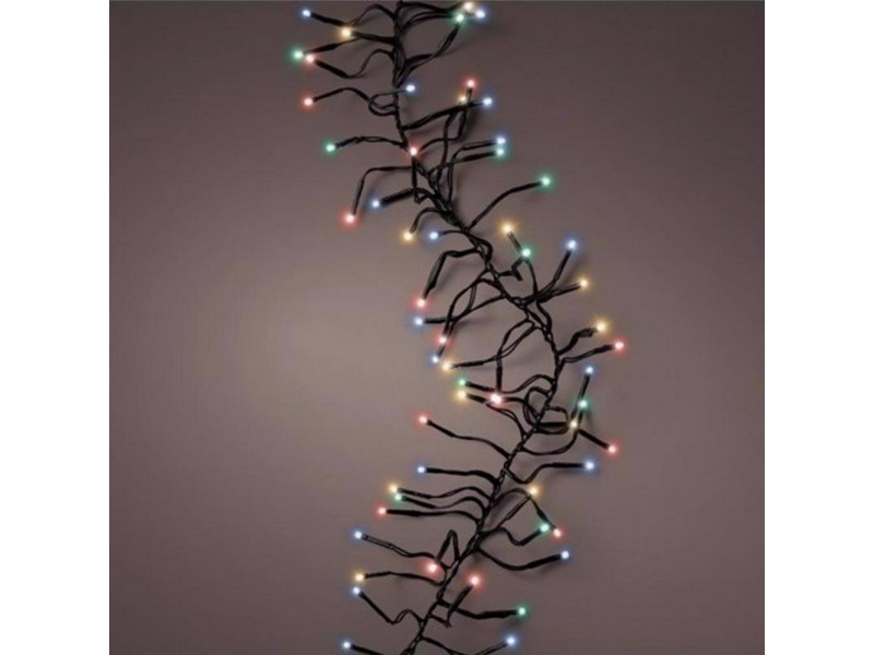 Celebrations Gold LED Multicolored 250 ct String Christmas Lights 20.5 ft.