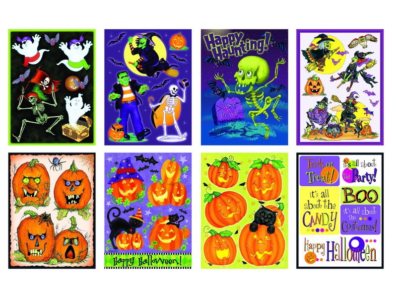 Impact Innovations Gel Clings Halloween Decor