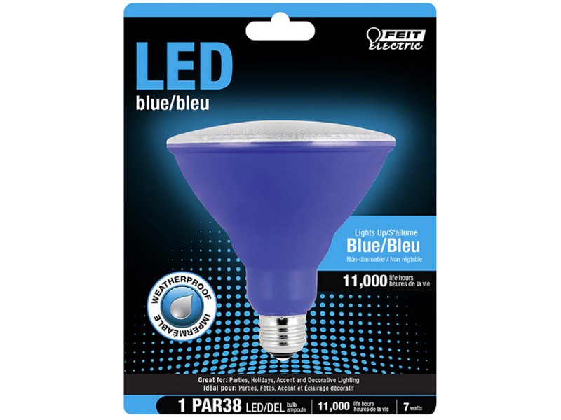Feit Electric PAR38 E26 (Medium) LED Bulb Blue 40 W 1 pk