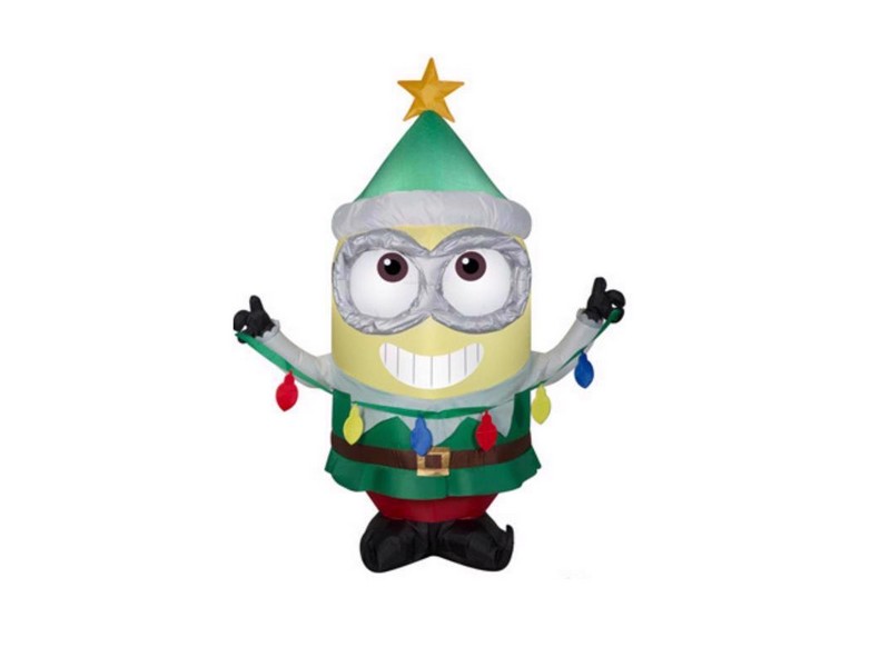 Gemmy Airblown LED Minions 3.5 ft. Bob as Elf Inflatable