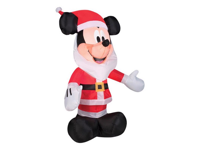 Gemmy Airblown 3.5 ft. Mickey with Santa Beard Inflatable