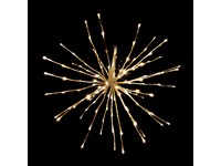 Celebrations Platinum LED Micro/5mm Clear/Warm White 128 ct Novelty Christmas Lights