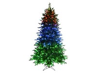 Celebrations 7 ft. Full LED 400 ct Fraser Fir Color Changing Christmas Tree